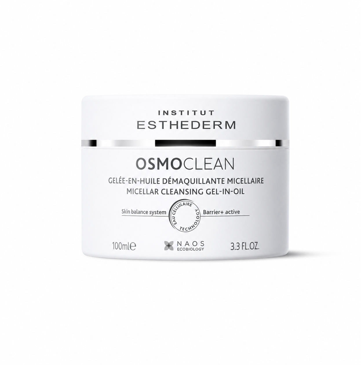 Gelée-en-huile démaquillante micellaire 100 ml nettoie maquillage longue tenue visage yeux lèvres huiles précieuses jojoba meadowfoam