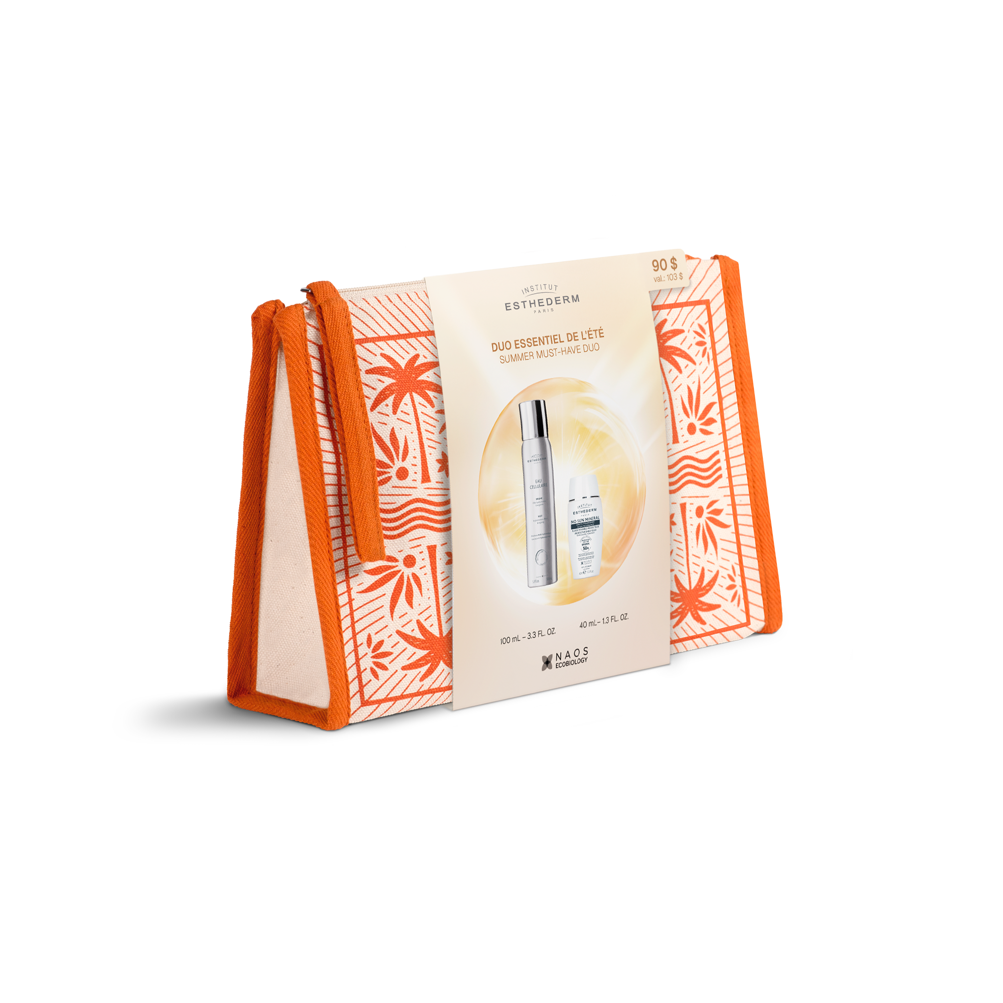 Pochette-coffret-no-sun-essentiel-ete-esthederm-esthetique-amelie-laforme-trois-rivieres