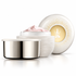 Recharge la crème 128 en pot métallique argenté, avec recharge blanche et crème rose visible, couvercle décoré de doré