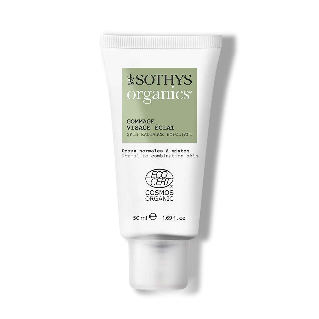 Gommage-visage-eclat-gamme-biologique-sothys-organics-Esthetique-Amelie-Laforme-Trois-Rivieres