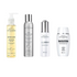 Routine beauté soleil anti-âge avec huile démaquillante, brume hydratante, sérum protecteur et écran solaire FPS50+