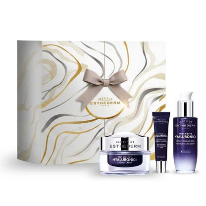 Coffret hyaluronic + anti-rides avec crème, sérum et soin contour lèvres en prévente