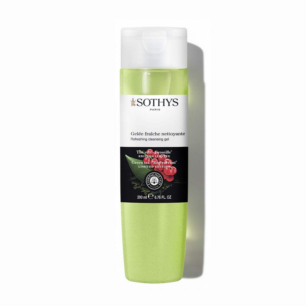 Gelée fraîche nettoyante Thé vert - Groseille