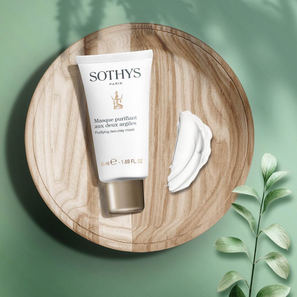 Masque purifiant aux deux argiles Sothys Paris-Esthetique Amelie Laforme  Trois-Rivieres